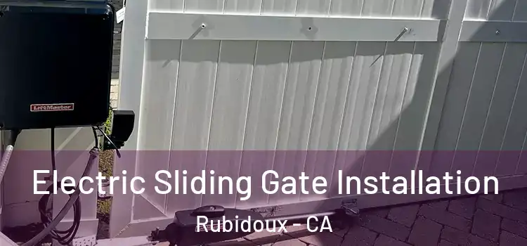 Electric Sliding Gate Installation Rubidoux - CA